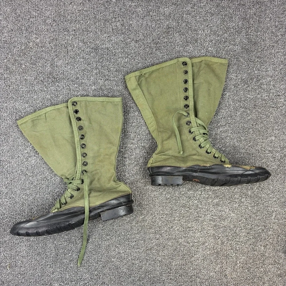 Original WWII US Army M1942 Jungle Boots Dated Sept 19 1942 US Rubber Co Sz 6.5